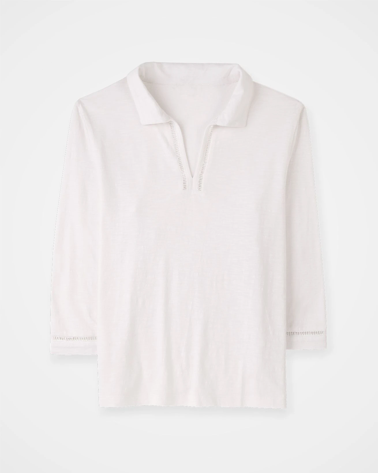 Organic Cotton Trim Detail Polo Top 5 Organic Cotton Trim Detail Polo Top - Image 3