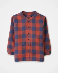 Check Swing Blouse 12 Check Swing Blouse -Celtic & Co 186391