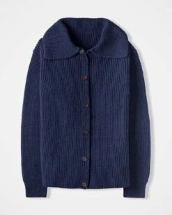 Sailor Collar Longline Cardigan 10 Sailor Collar Longline Cardigan -Celtic & Co 187357