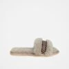 Braid Trim Shearling Slide 1 Braid Trim Shearling Slide -Celtic & Co 187608