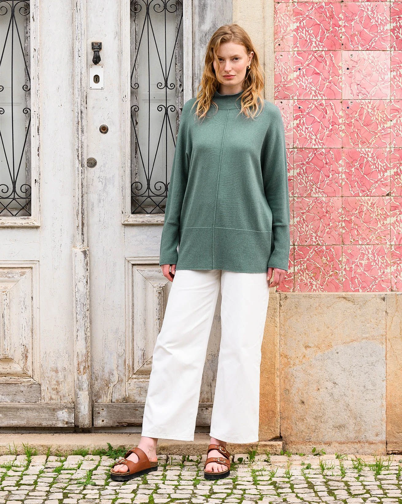 Drape Funnel Neck Sweater 4 Drape Funnel Neck Sweater - Image 2