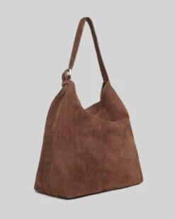 Suede Slouchy Shoulder Bag -Celtic & Co 189110