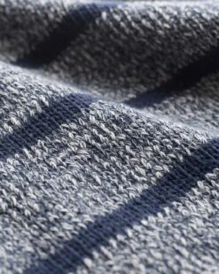 Organic Cotton Yarn Twist Breton Sweater -Celtic & Co 189156