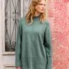 Drape Funnel Neck Sweater -Celtic & Co 190491
