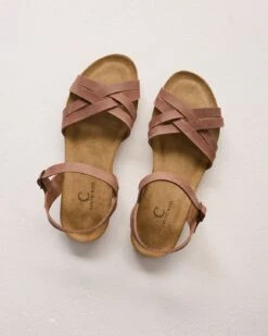 Multistrap Open Toe Flat Sandals