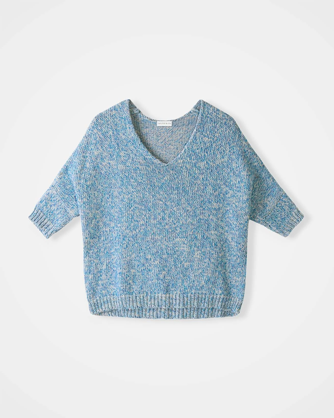 Yarn Twist V Neck Slouch Sweater 7 Yarn Twist V Neck Slouch Sweater - Image 5