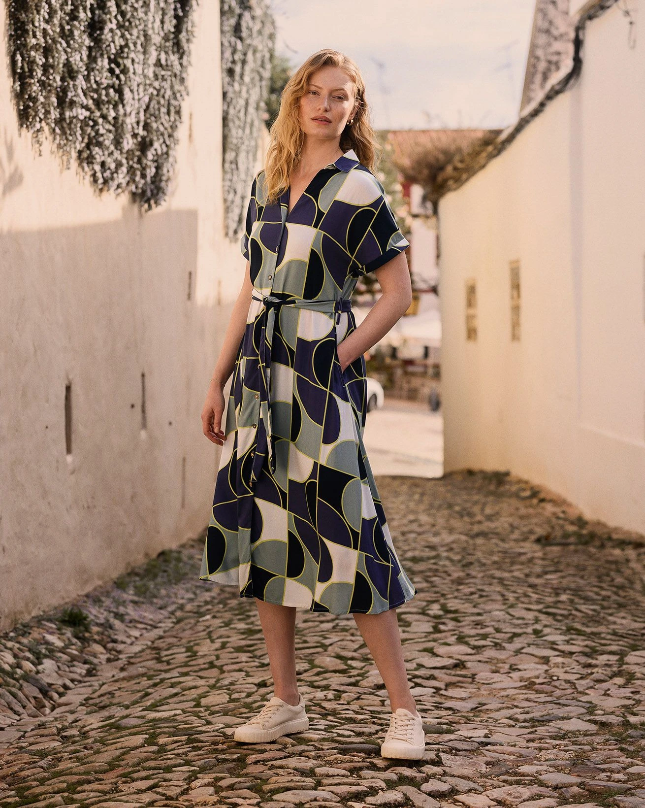 Grown On Sleeve Midi Shirt Dress 3 Grown On Sleeve Midi Shirt Dress