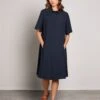 Short Sleeve Swing Dress -Celtic & Co 191254
