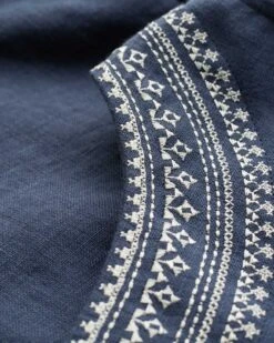 Pure Linen Embroidered Sleeveless Midi Dress -Celtic & Co 191373