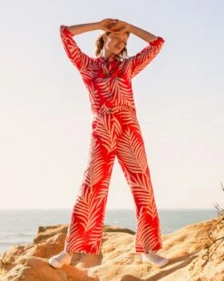 Linen Self Tie Wide Leg Pants -Celtic & Co 193742