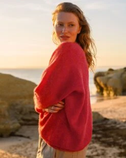 Alpaca / Merino V Neck Sweater -Celtic & Co 193943