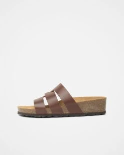 Triple Strap Low Wedge Mules 12 Triple Strap Low Wedge Mules -Celtic & Co 195613