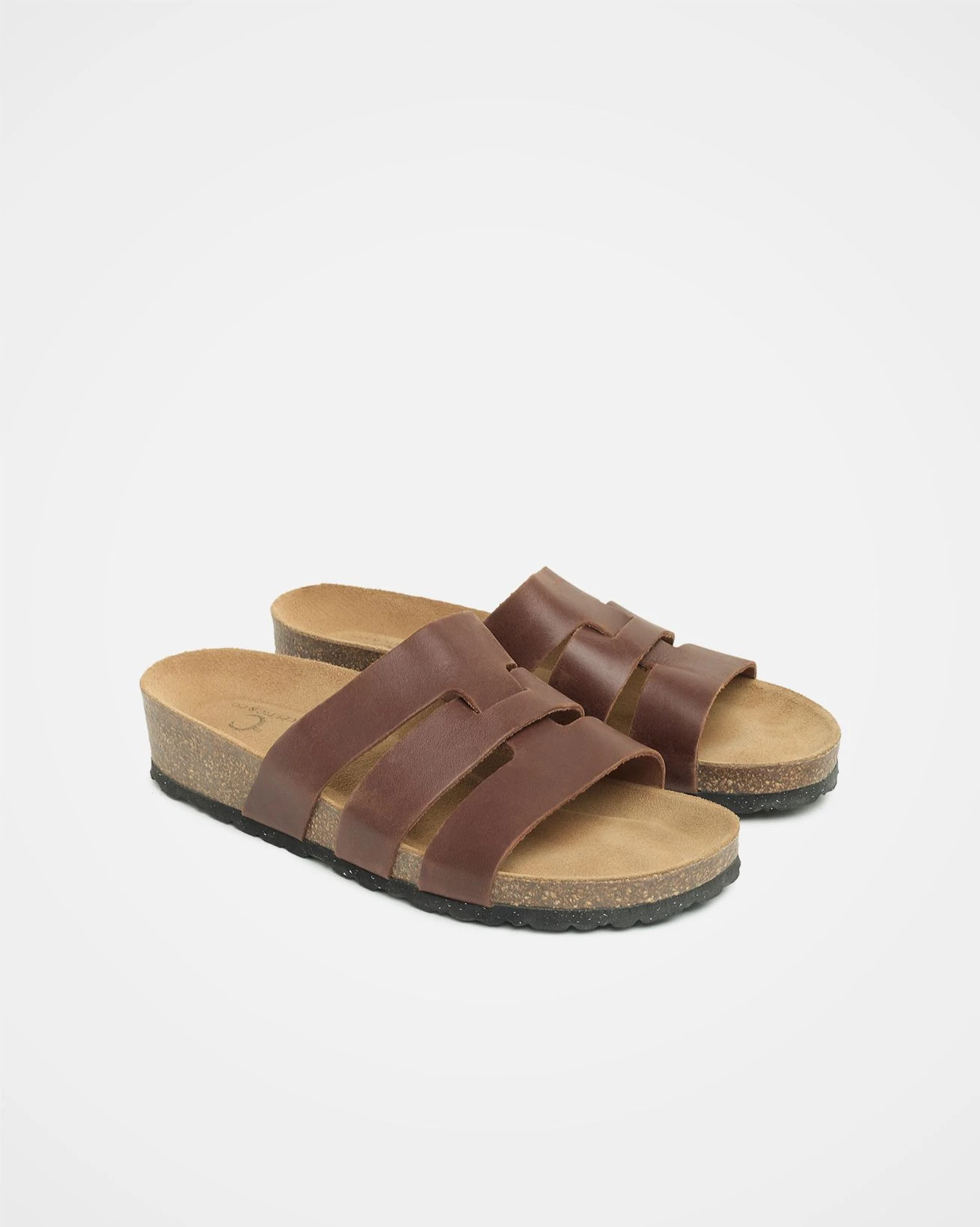 Triple Strap Low Wedge Mules 4 Triple Strap Low Wedge Mules - Image 2