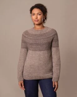 British Wool Yoke Pattern Sweater 14 British Wool Yoke Pattern Sweater -Celtic & Co 196538