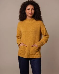 Flecked Patch Pocket Sweater 11 Flecked Patch Pocket Sweater -Celtic & Co 196703 1