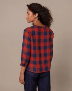 Check Swing Blouse 16 Check Swing Blouse -Celtic & Co 196763