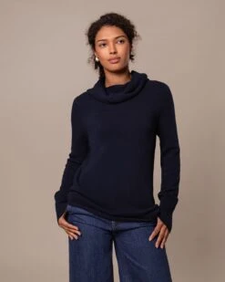 Supersoft Slouchy Cowl Neck Sweater