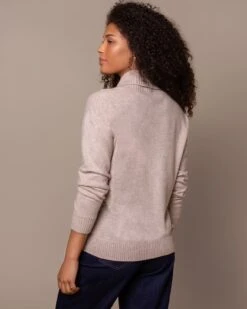 Lambswool Shawl Collar Sweater -Celtic & Co 196806