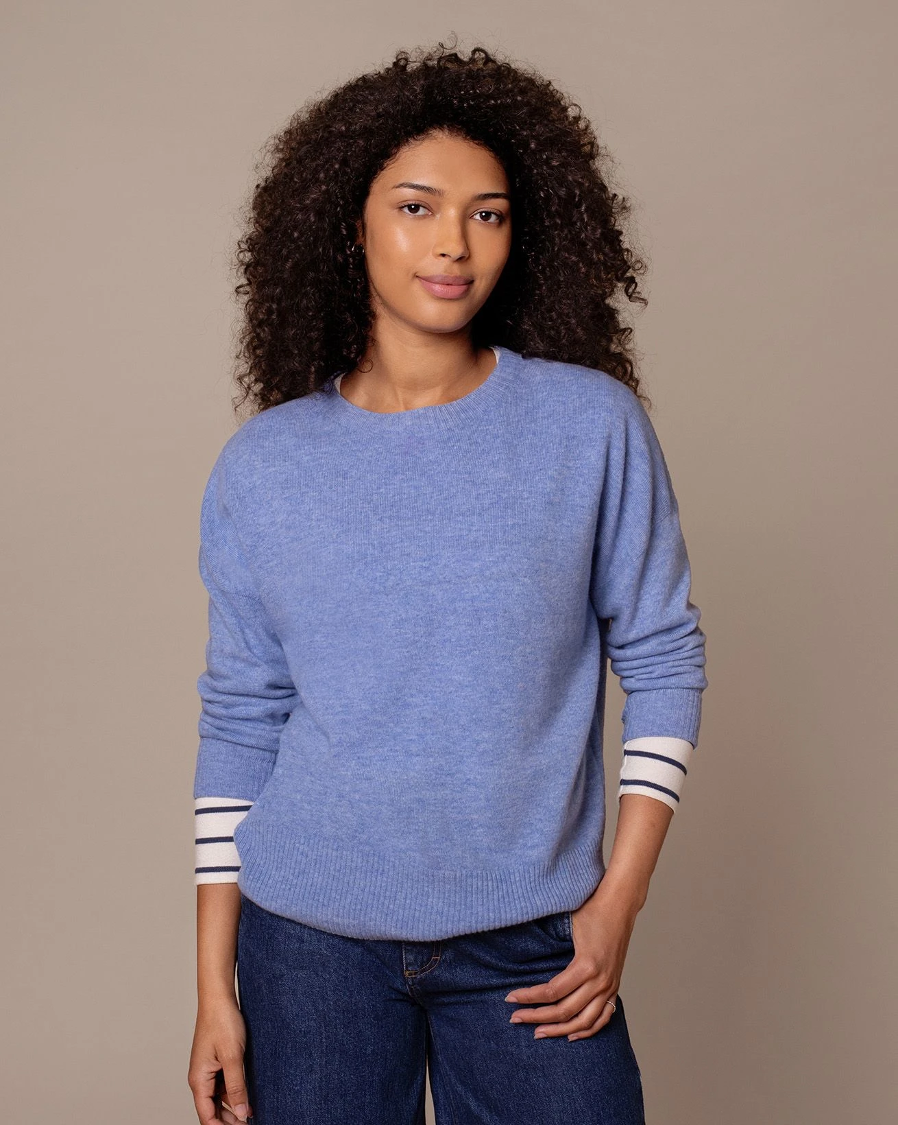 Lambswool Crew Neck Sweater 6 Lambswool Crew Neck Sweater - Image 4