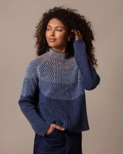 Faded Funnel Neck Sweater -Celtic & Co 196856