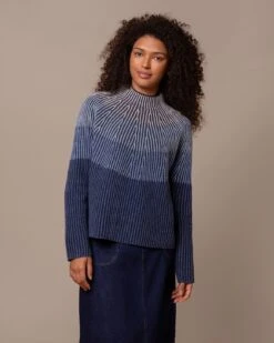 Faded Funnel Neck Sweater -Celtic & Co 196858
