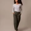 Wide Leg Cropped Pants -Celtic & Co 196993
