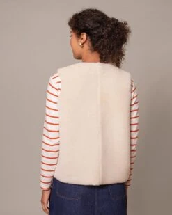 Raw Edge Reversible Shearling Vest 17 Raw Edge Reversible Shearling Vest -Celtic & Co 197072