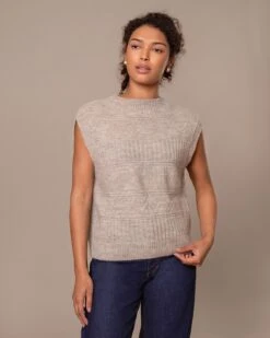 British Wool Stitch Tank -Celtic & Co 197088