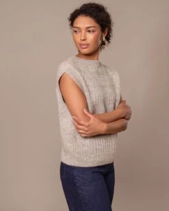 British Wool Stitch Tank -Celtic & Co 197089