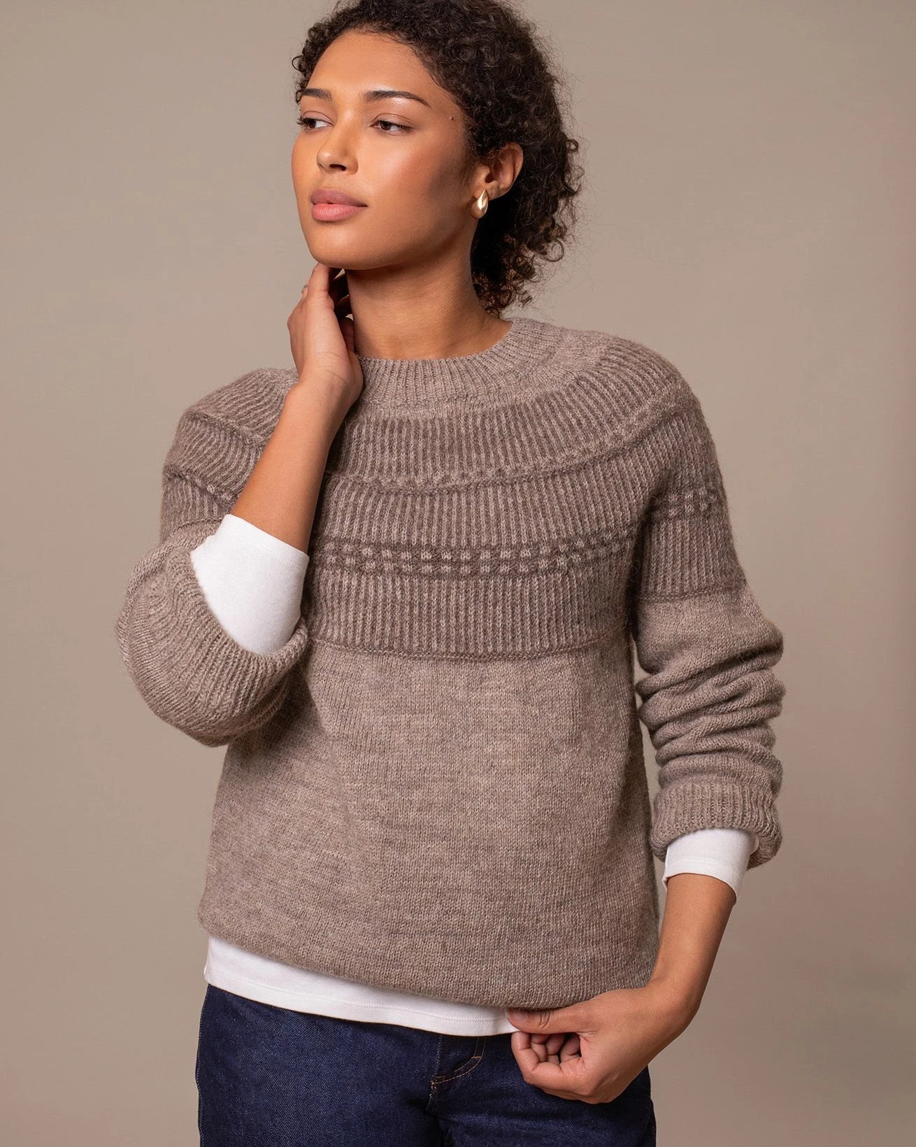 British Wool Yoke Pattern Sweater 10 British Wool Yoke Pattern Sweater - Image 8