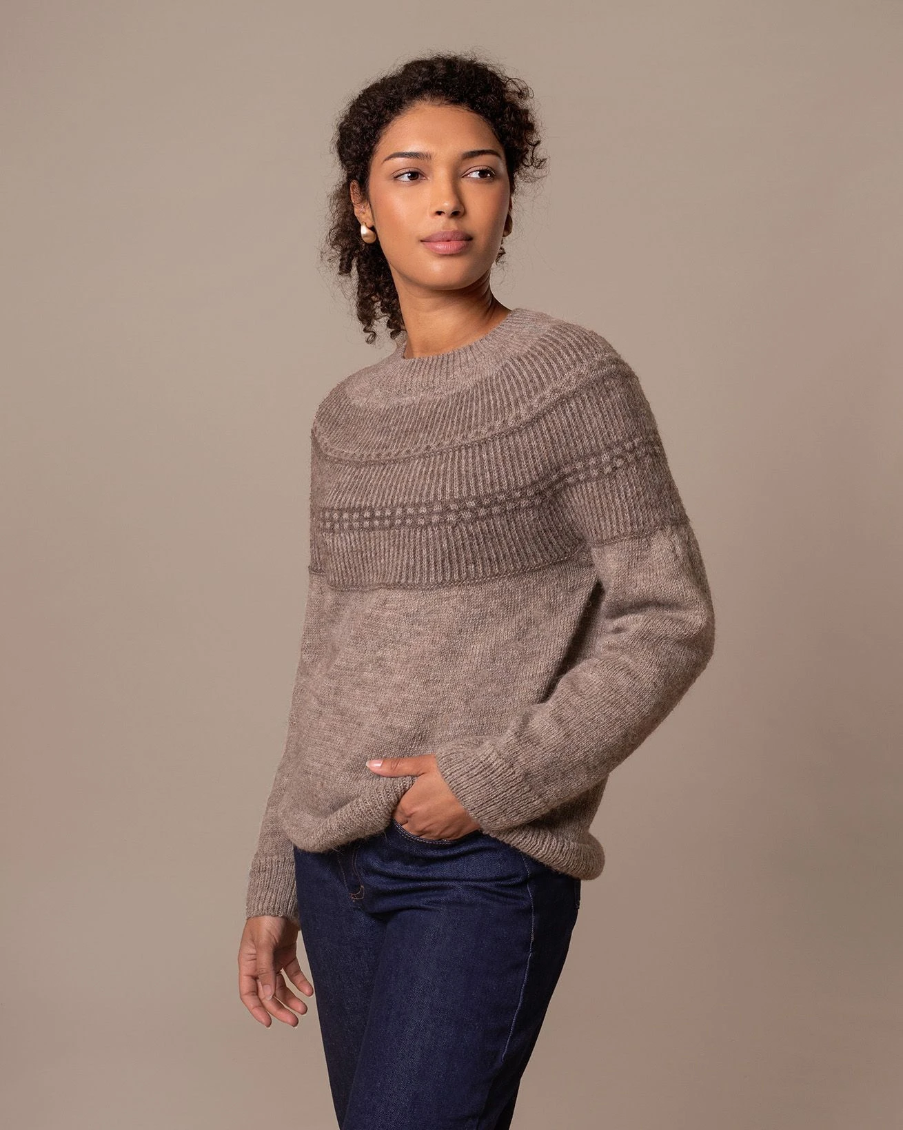 British Wool Yoke Pattern Sweater 9 British Wool Yoke Pattern Sweater - Image 7