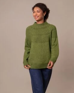 Textured Yoke Sweater 19 Textured Yoke Sweater -Celtic & Co 197166