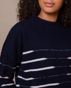 Tide Stripe Boat Neck Sweater -Celtic & Co 197349