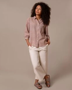 Peter Pan Collar Textured Blouse -Celtic & Co 197365