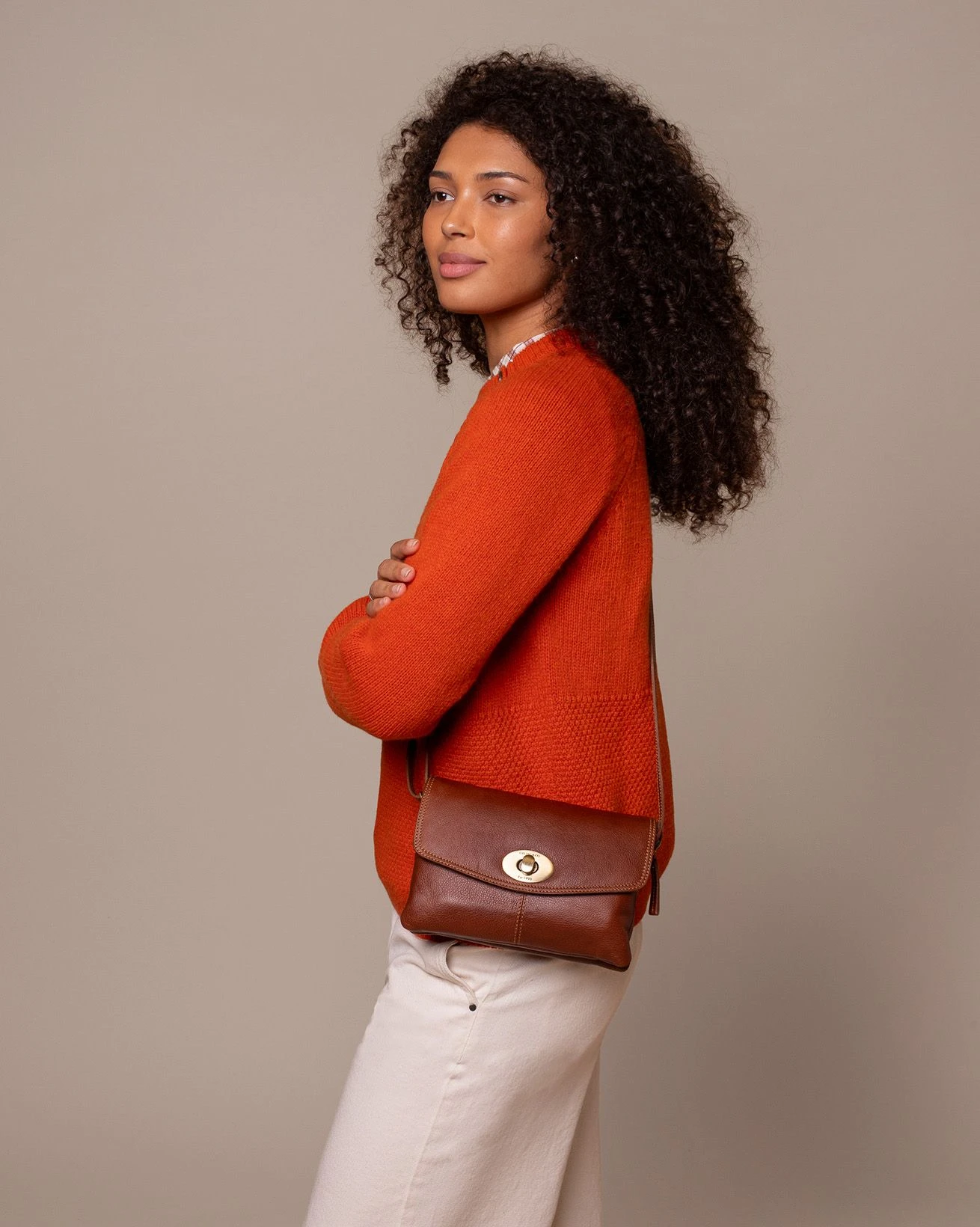 Twist Lock Rectangle Cross Body Bag 4 Twist Lock Rectangle Cross Body Bag - Image 2