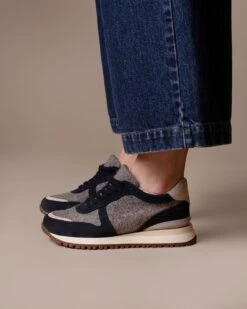 Wool Panel Sneakers -Celtic & Co 197416