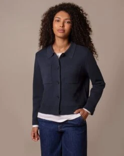 Structured Knit Jacket