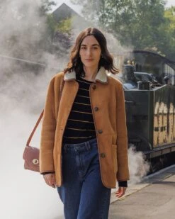 Classic Reversible Shearling Jacket