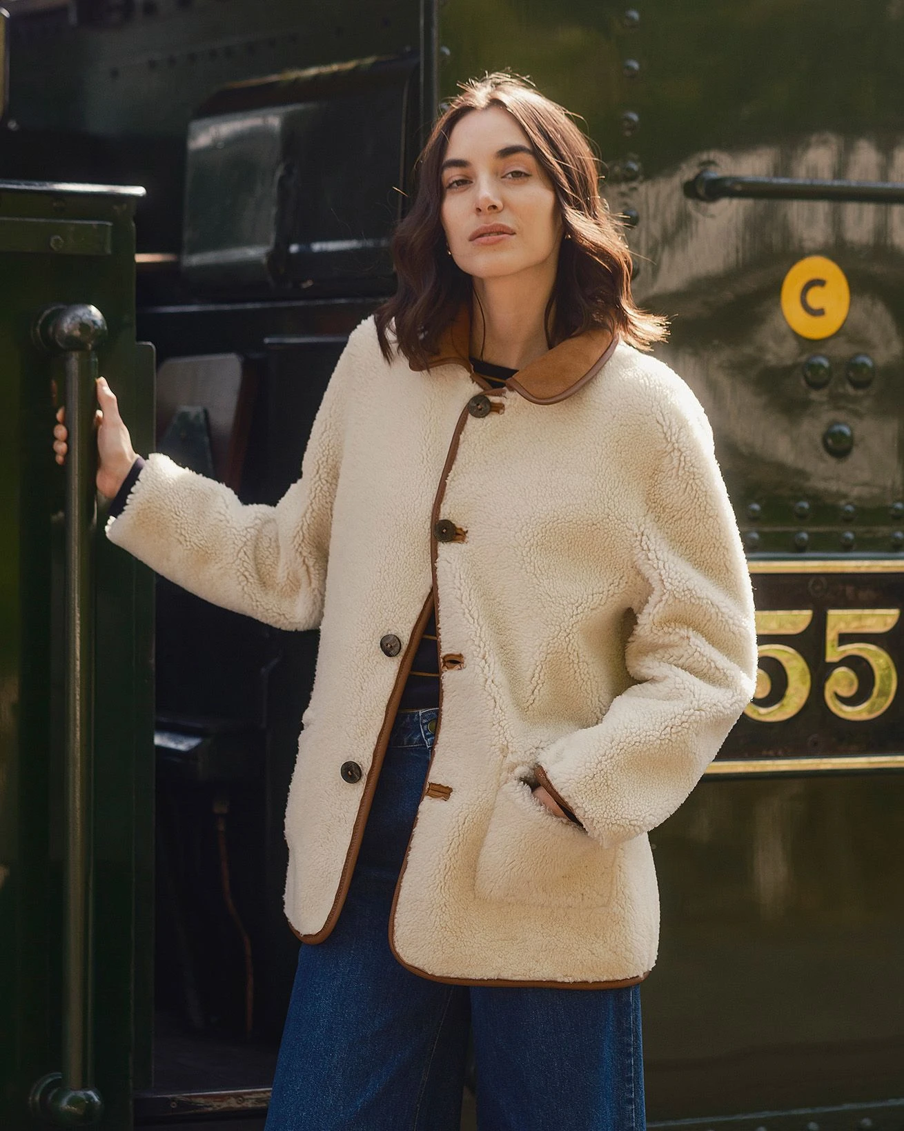 Classic Reversible Shearling Jacket 5 Classic Reversible Shearling Jacket - Image 3