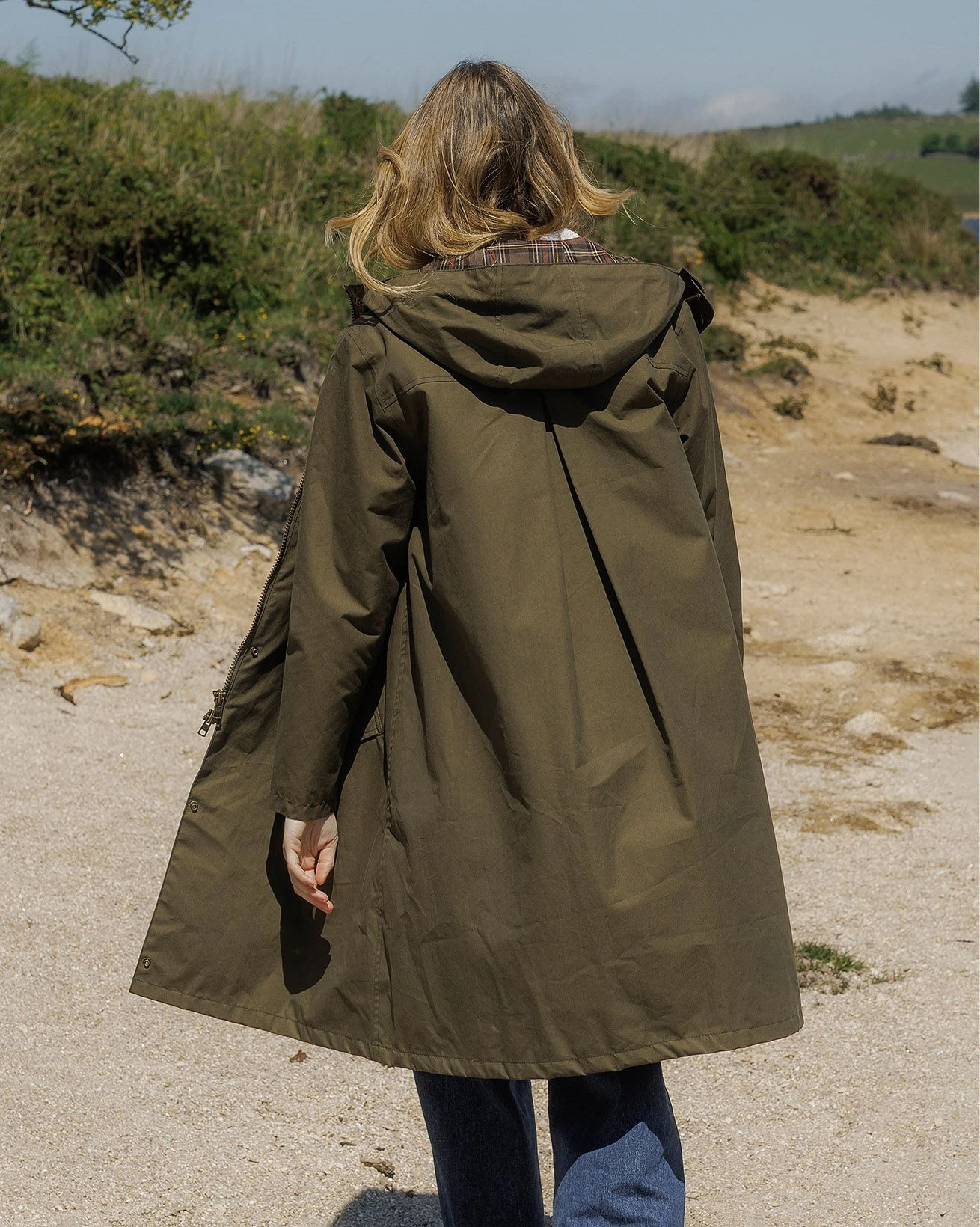 Pleat Back Coat 4 Pleat Back Coat - Image 2