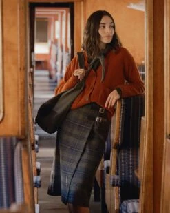 Donegal Boxy V Neck Cardigan -Celtic & Co 197733