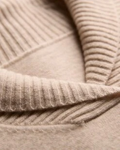 Lambswool Shawl Collar Sweater -Celtic & Co 197770