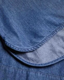 Easy Denim Half Placket Shirt 13 Easy Denim Half Placket Shirt -Celtic & Co 197797