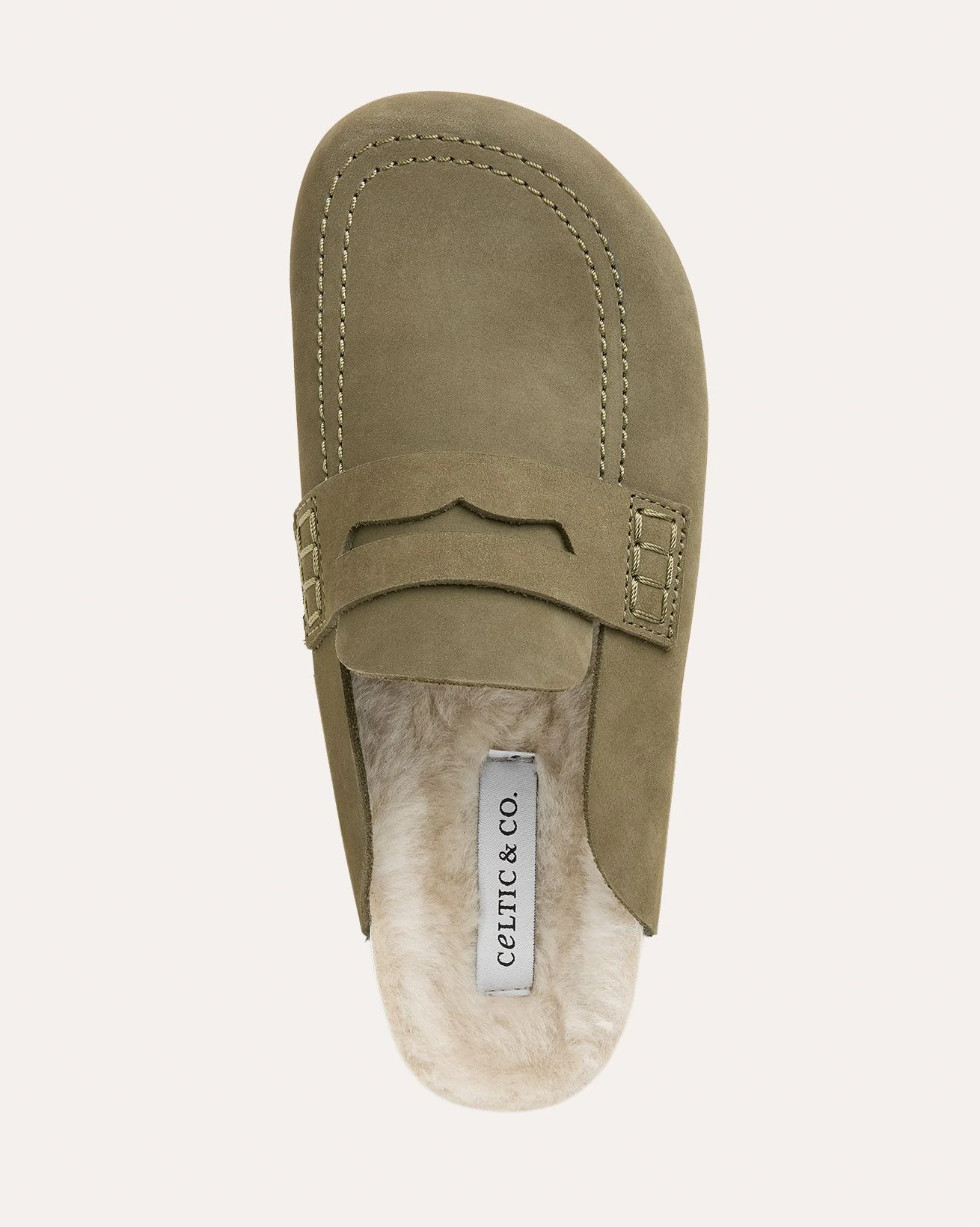 Shearling Lined Penny Loafer Clogs 8 Shearling Lined Penny Loafer Clogs - Image 6