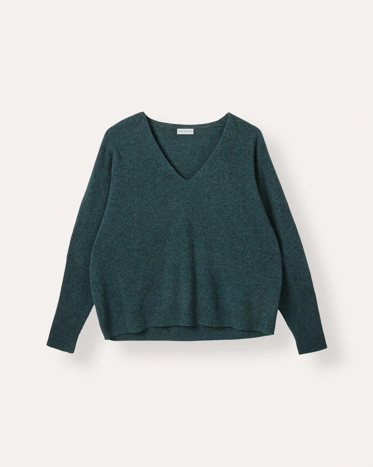 Lambswool Slouchy V Neck Sweater 4 Lambswool Slouchy V Neck Sweater - Image 2