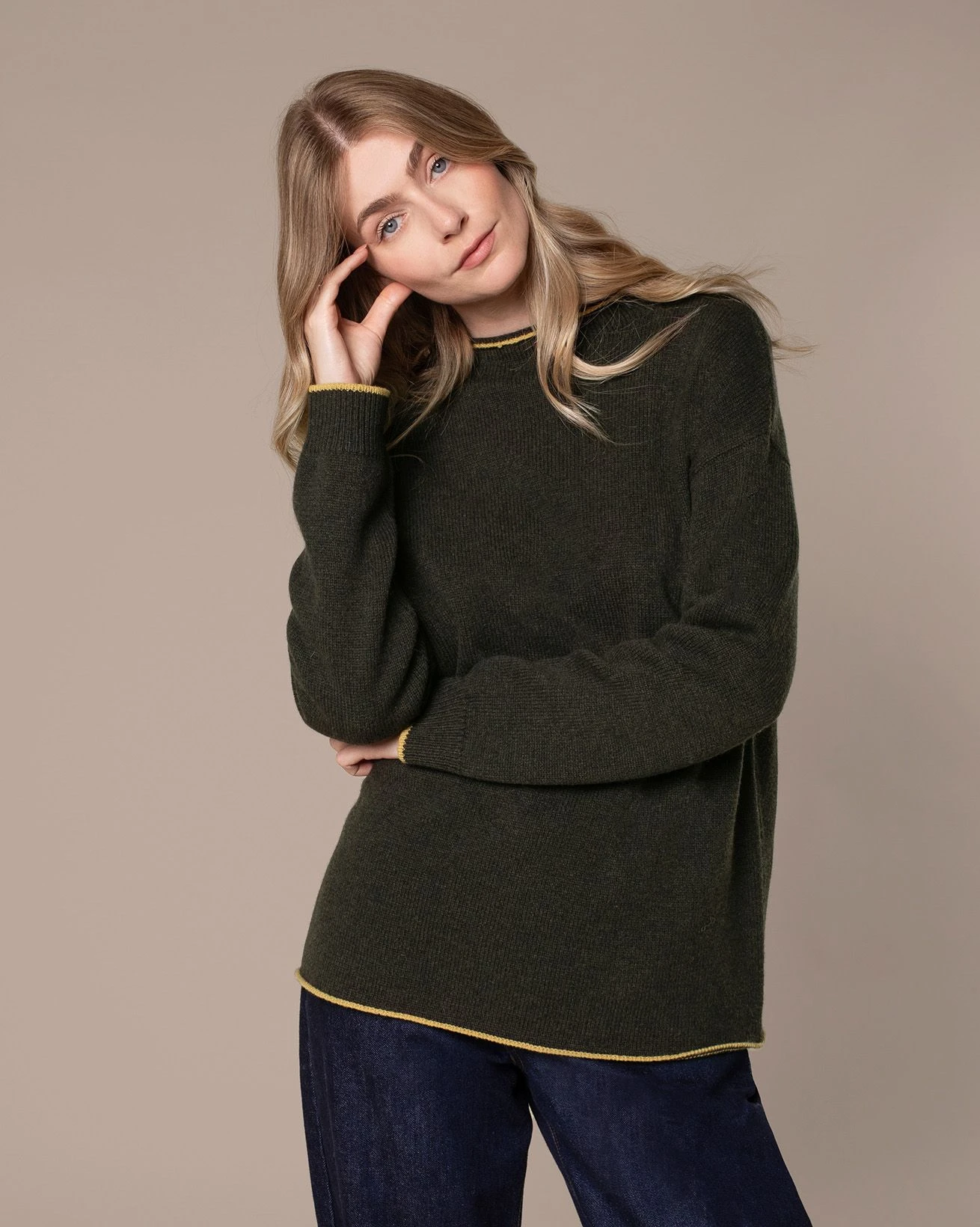 Felted Funnel Neck Sweater 4 Felted Funnel Neck Sweater - Image 2