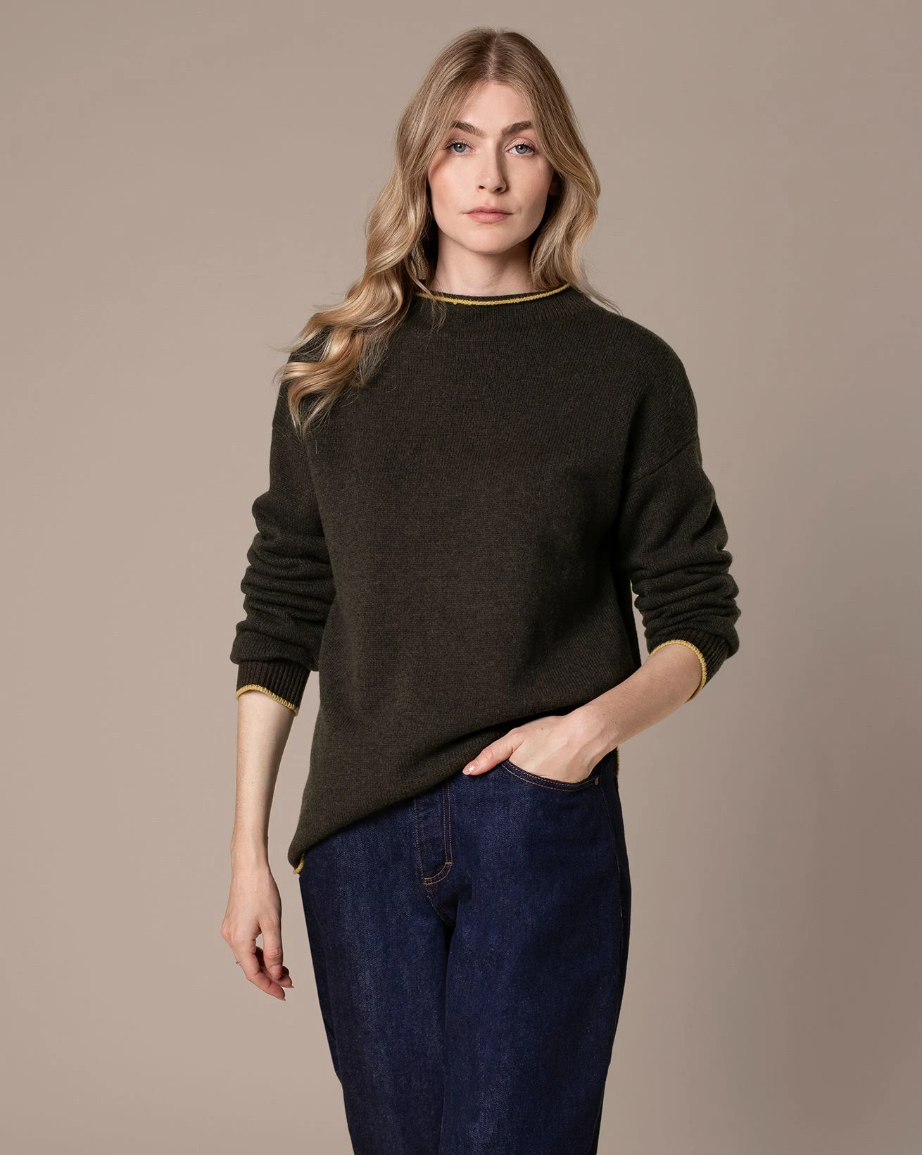 Felted Funnel Neck Sweater 6 Felted Funnel Neck Sweater - Image 4