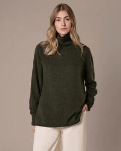 Supersoft Slouch Turtleneck Sweater -Celtic & Co 199897 1