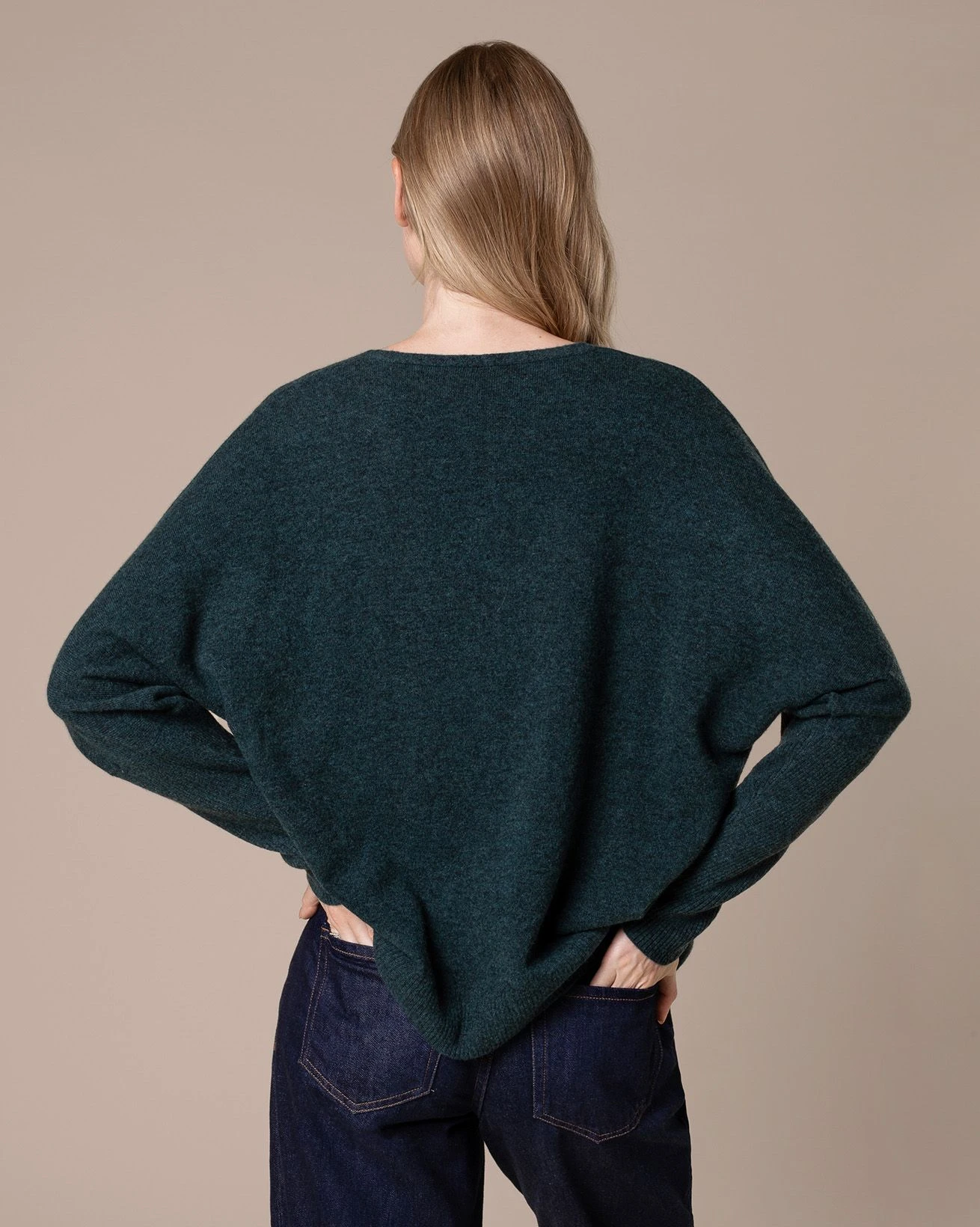 Lambswool Slouchy V Neck Sweater 9 Lambswool Slouchy V Neck Sweater - Image 7