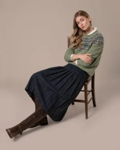 Harley Of Scotland Highlands Crew Neck Sweater -Celtic & Co 200087